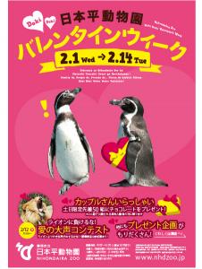 日本平動物園 Doki Doki バレンタインウィーク